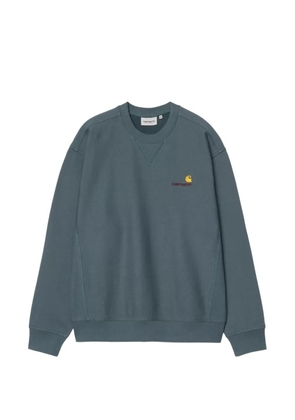 Carhartt WIP American Script logo-detail sweatshirt - Blue