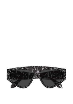 Alaia Eyewear grey lens d-frame sunglasses - Black