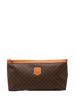 Celine Pre-Owned 2000-2025 Macadam Coated Canvas clutch bag - Brown