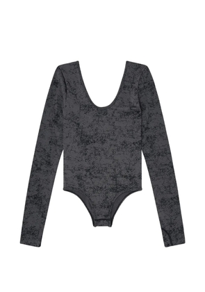 Diesel open-back long-sleeve bodysuit - Grey