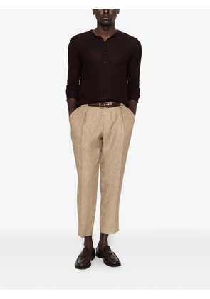 Briglia 1949 Portobellos pleated trousers - Neutrals