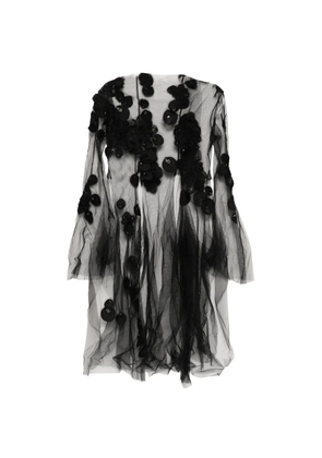 Yohji Yamamoto bubble lace jacket - Black