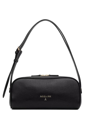 Patrizia Pepe grainy shoulder bag - Black