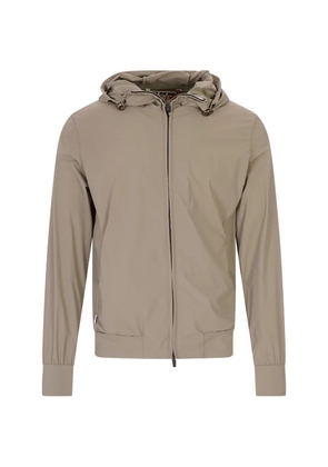 Kired zip-up hooded jacket - Neutrals