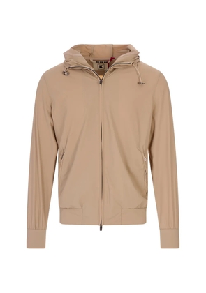Kired zip-up hodded jacket - Neutrals