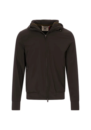 Kired zip-up hooded jacket - Brown