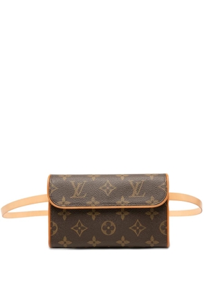Louis Vuitton Pre-Owned 2002 Monogram Pochette Florentine belt bag - Brown