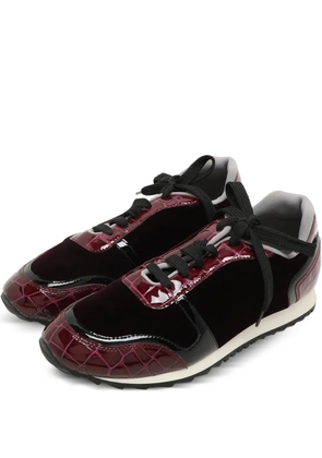 Gina velvet sneakers - Black