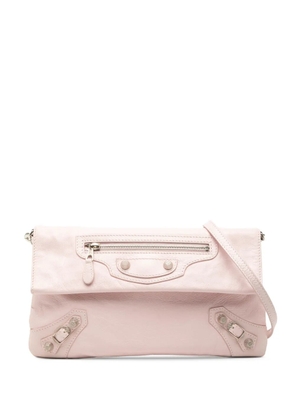 Balenciaga Pre-Owned 2014 Lambskin Motocross Giant 12 Envelope Clutch With Strap crossbody bag - Pink