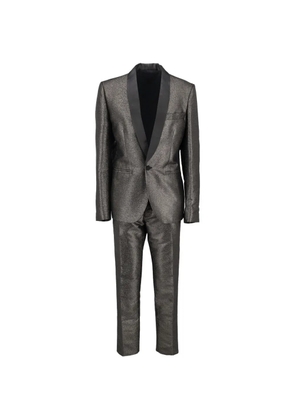 Christian Pellizzari shawl-lapel metallic-effect suit - Grey