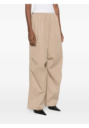 Alexander Wang elasticated-waistband palazzo pants - Neutrals