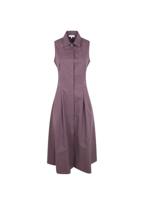 Antonelli belted sleeveless midi dress - Brown