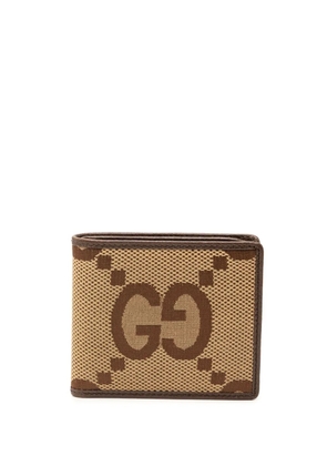 Gucci Pre-Owned 2016-2025 Jumbo GG Canvas Bifold Wallet small wallets - Neutrals