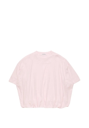 Acne Studios logo-patch oversized T-shirt - Pink