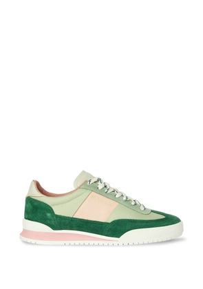 Paul Smith Dover panelled suede-trimmed sneakers - Green