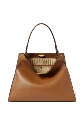 FENDI medium Way leather tote bag - Brown