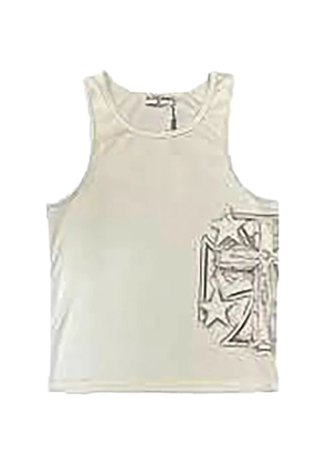 Vale Jesus star-print tank top - Neutrals