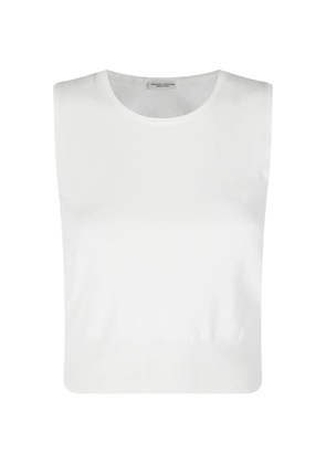 Roberto Collina Girocollo sleeveless top - White