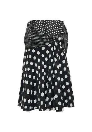 Junya Watanabe polka-dot skirt - Black