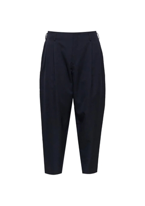 Comme des Garçons Homme Plus pleated wool trousers - Blue