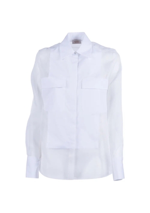 Mazzarelli Josephine panelled shirt - White