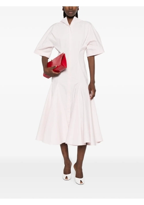Jacquemus La Moisson pleated midi dress - Pink