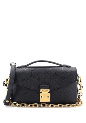Louis Vuitton Pre-Owned Pochette Metis Monogram Empreinte Leather East West crossbody bag - Black