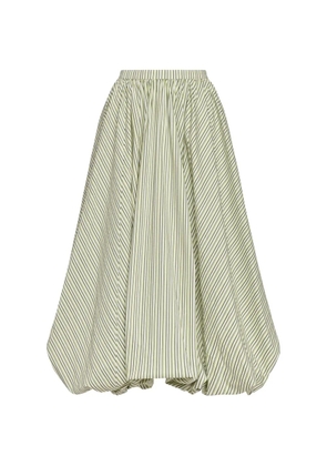 Cinq A Sept Sophie stripe maxi skirt - White