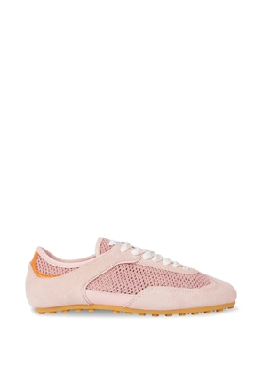 Paul Smith Samara mesh-panelled suede sneakers - Pink