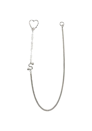 Sportmax heart-motif chain - Silver