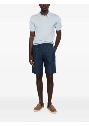 Briglia 1949 pleated chino shorts - Blue
