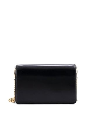 Prada Pre-Owned Triangle Logo Envelope Chain Leather crossbody bag - Black