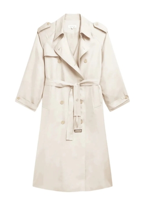 The Frankie Shop Veyron double-breasted trench coat - Neutrals