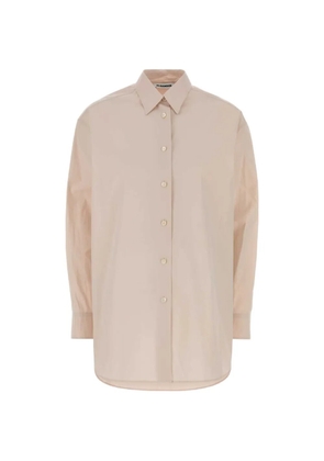 Jil Sander long-sleeve oversize shirt - Pink