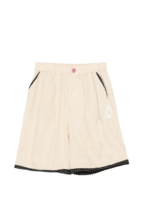 Undercover contrast-trim shorts - Neutrals