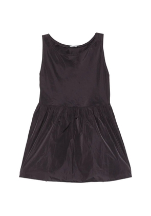 SUSANNE BOMMER ribbon-tie peplum top - Black