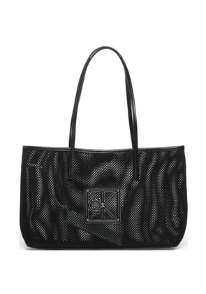 Calvin Klein logo-patch tote bag - Black