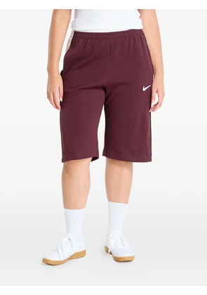 Nike side-stripe shorts - Red