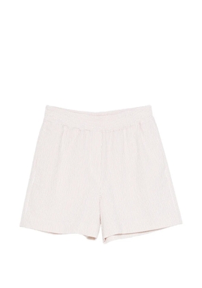 PS Paul Smith seersucker striped shorts - Neutrals