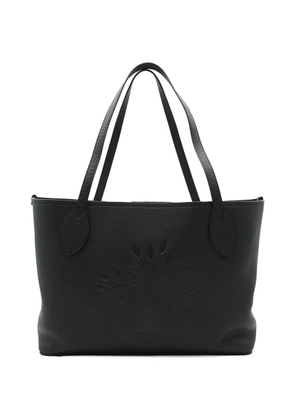 Mulberry Tree grained tote bag - Black