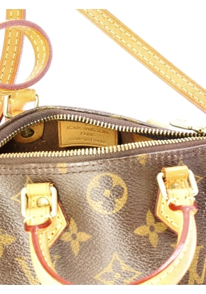 Louis Vuitton Pre-Owned Speedy Bandouliere Bag Monogram Canvas Nano crossbody bag - Brown