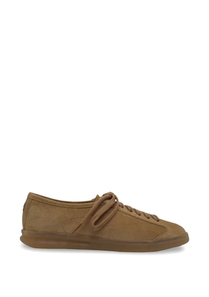Henderson Baracco suede lace-up sneakers - Neutrals