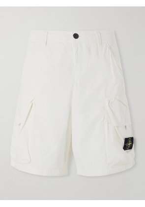 Stone Island - Straight-Leg Rip-Stop Cotton-Blend Shorts - Men - Neutrals - UK/US 28