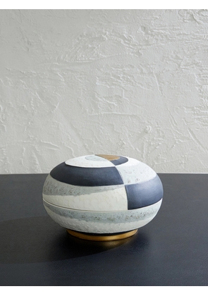 L'Objet - Large Cubisme Colour-Block Earthenware Box - Men - Blue