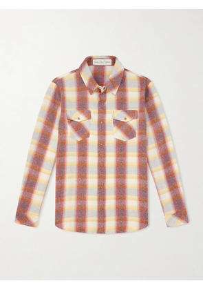 God's True Cashmere - Checked Cashmere Shirt - Men - Red - S