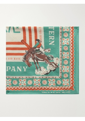 RRL - Western-Print Cotton Bandana - Men - Green