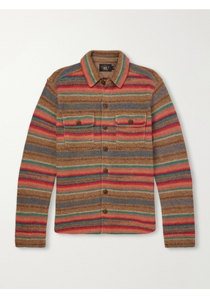 RRL - Matlock Striped Linen and Silk-Blend Shirt - Men - Multi - S