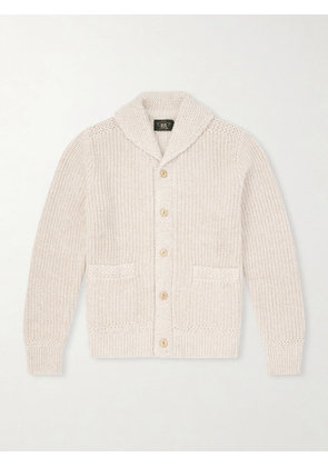 RRL - Shawl-Collar Cotton and Linen-Blend Cardigan - Men - Neutrals - S