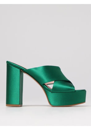 Heeled Sandal ANNA F. Woman color Green