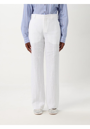 Pants MOSCHINO COUTURE Woman color White